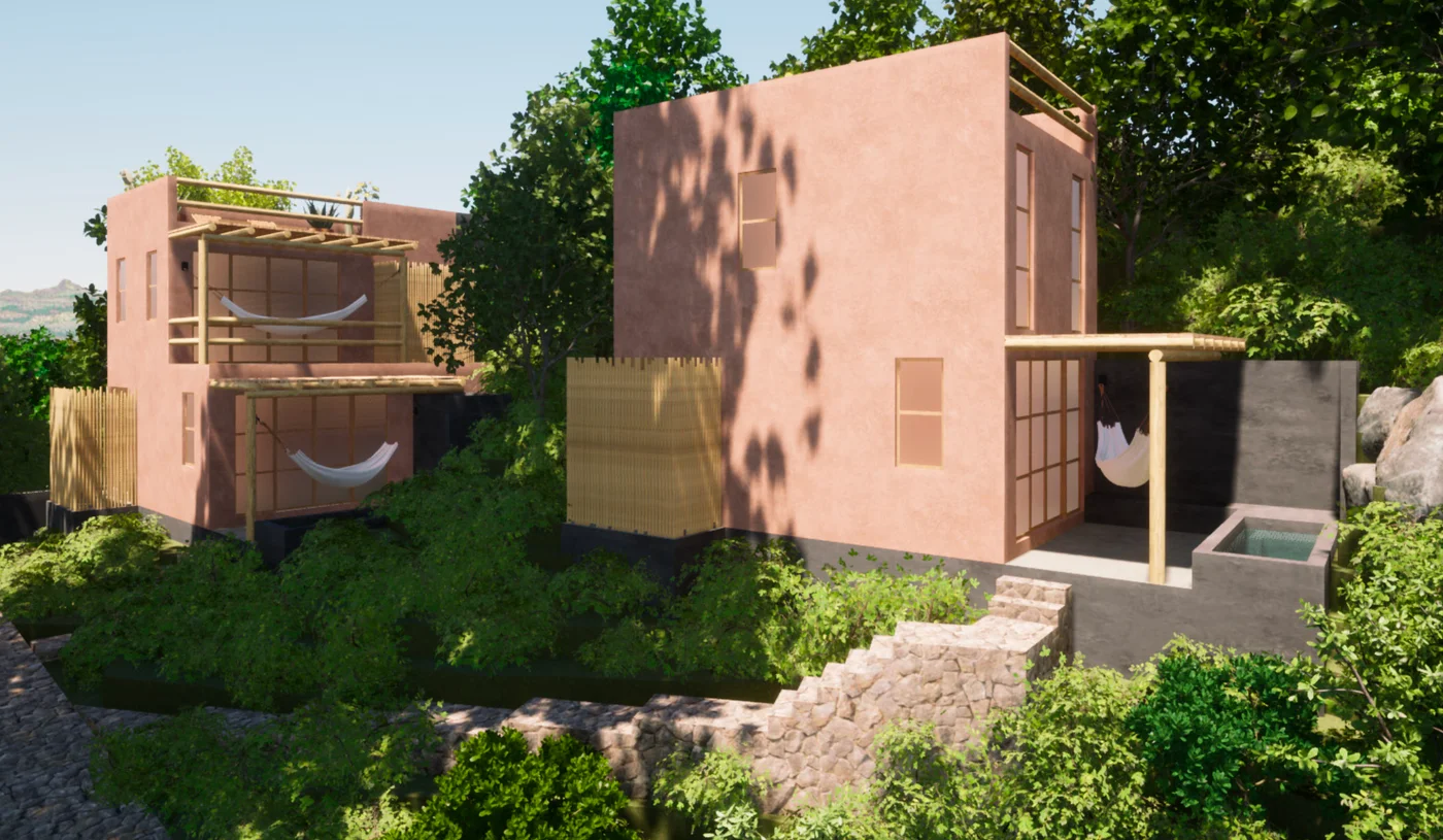 Residencia en la selva (render)