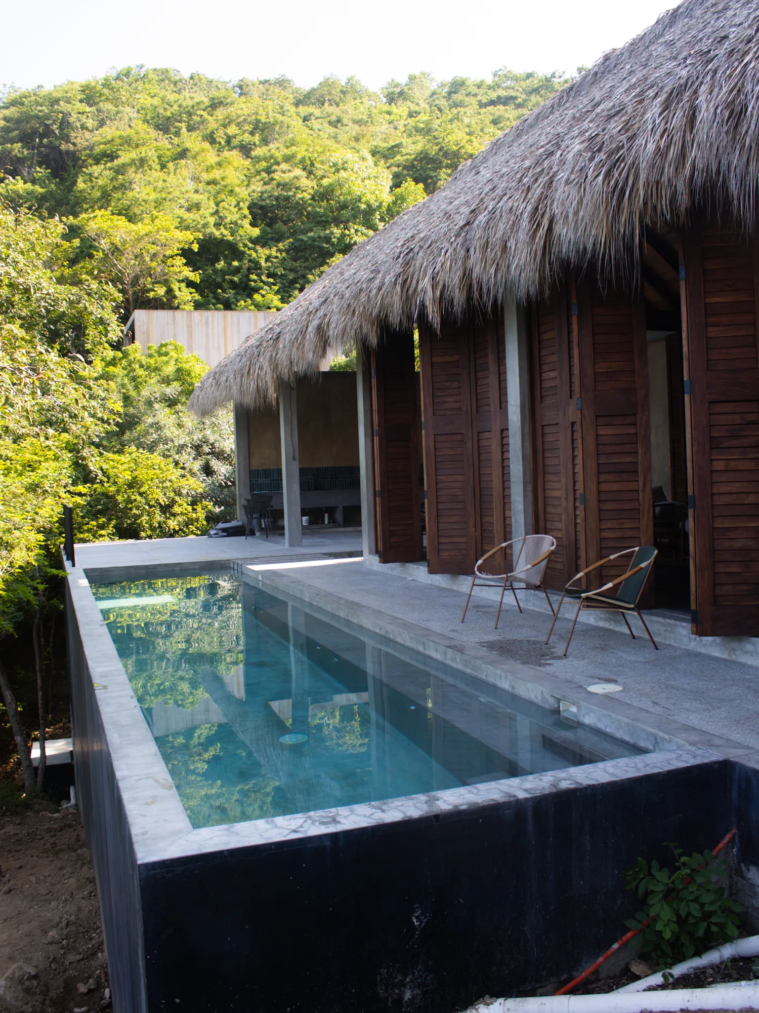 Casa Yuu'Kee terminada — alberca y palapa reales